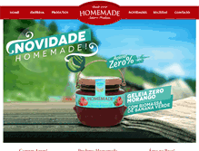 Tablet Screenshot of homemade.com.br
